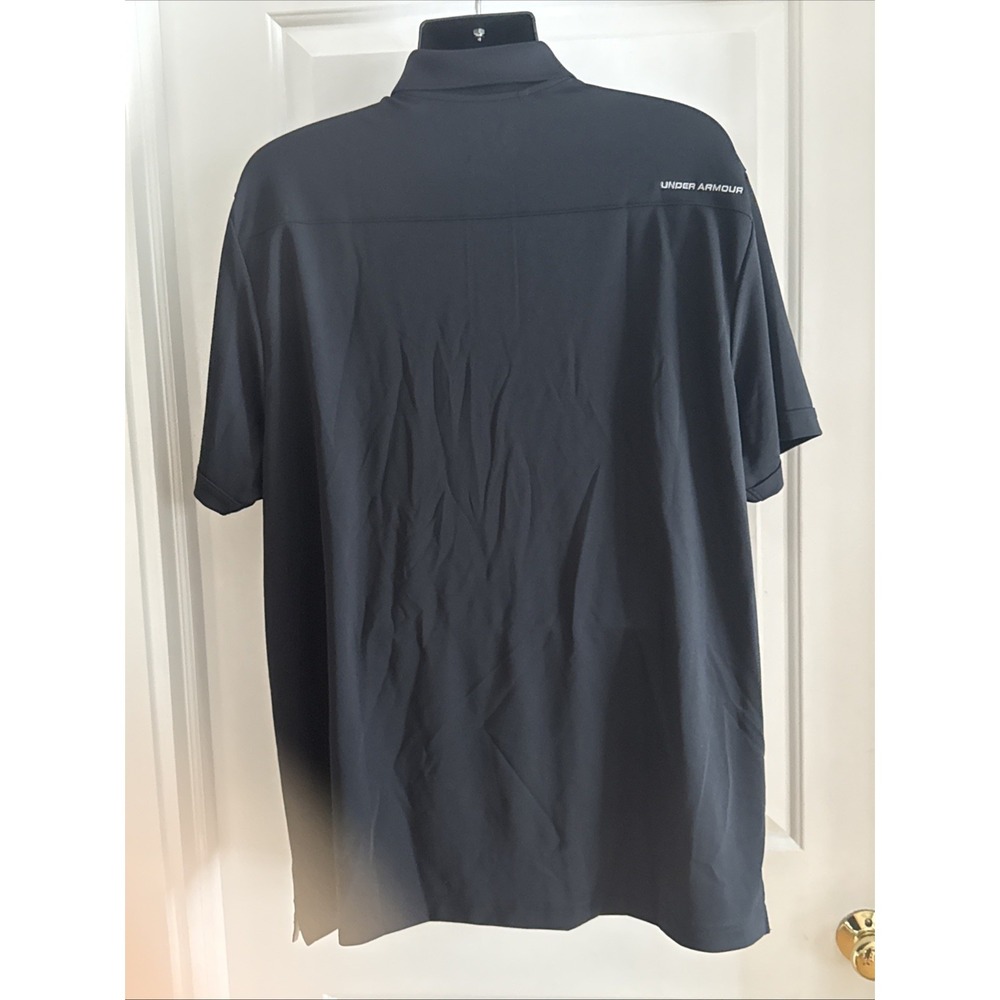 Under Armour LooseBlack Cal Ripken Foundation Men's  Polo Shirt Sz 2XL Heatgear - Picture 5 of 12